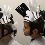 zebra headpieces side